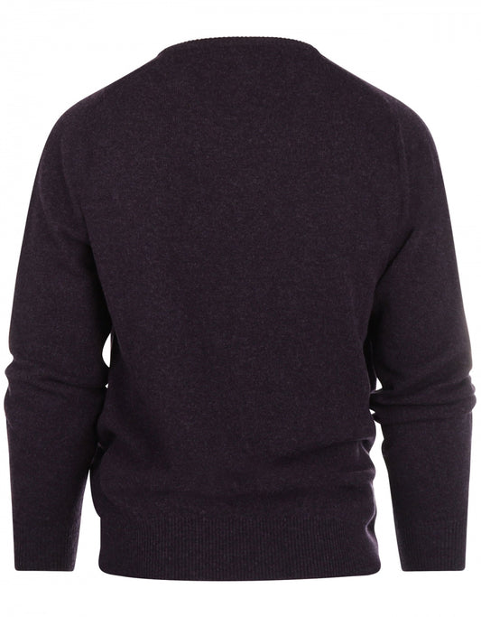V-Hals Lamswol | Elderberry
