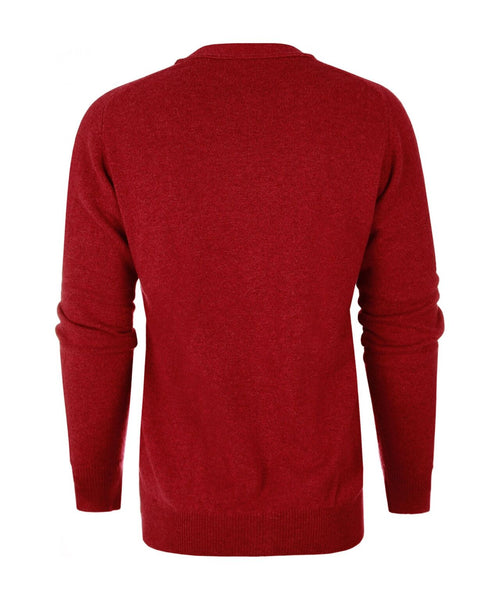 Knoop Vest Lamswol | Poppy Melange