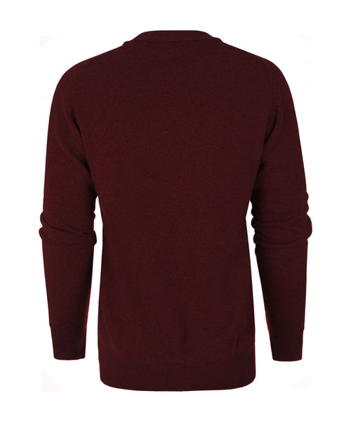 Knoop Vest Lamswol | Bordeaux