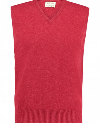 William Lockie Slipover Lammwolle | Mohnmelierte