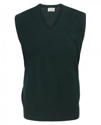 William Lockie Slipover Lammwolle | Tartangrün