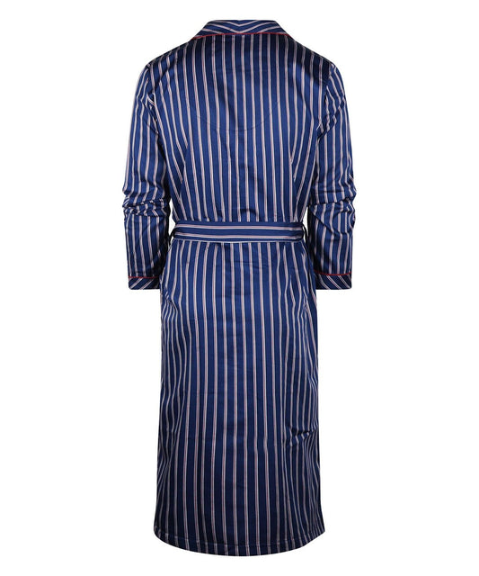 Kamerjas katoen | Rome Blue/Red stripe vertical