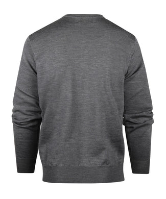 Pullover merino wol v-hals | Grijs Pullover merino wol v-hals | Grijs
