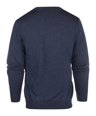 Pullover merino wol v-hals | Light Indigo Pullover merino wol v-hals | Light Indigo