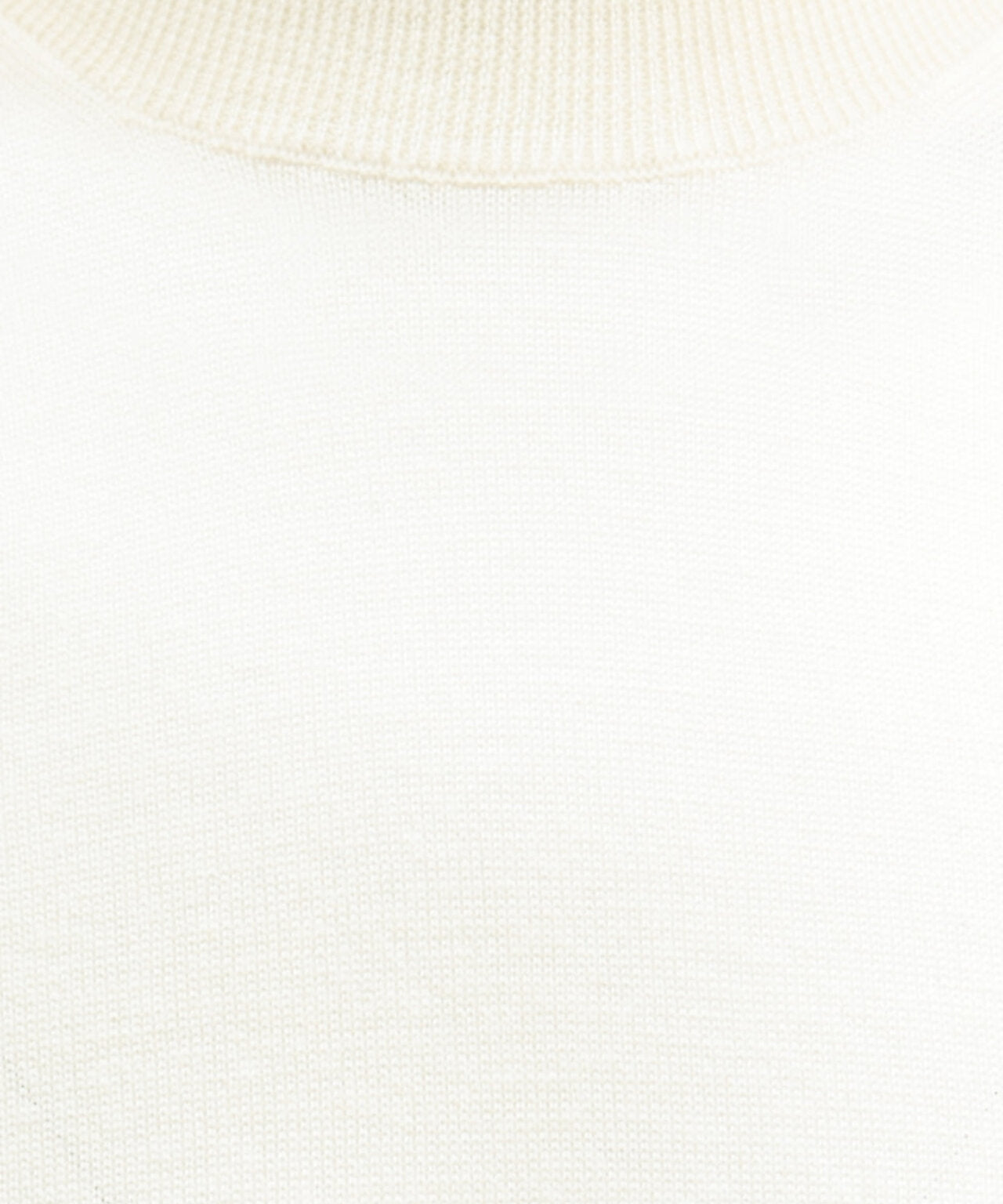 Merino Roll Neck Pullover | Wit