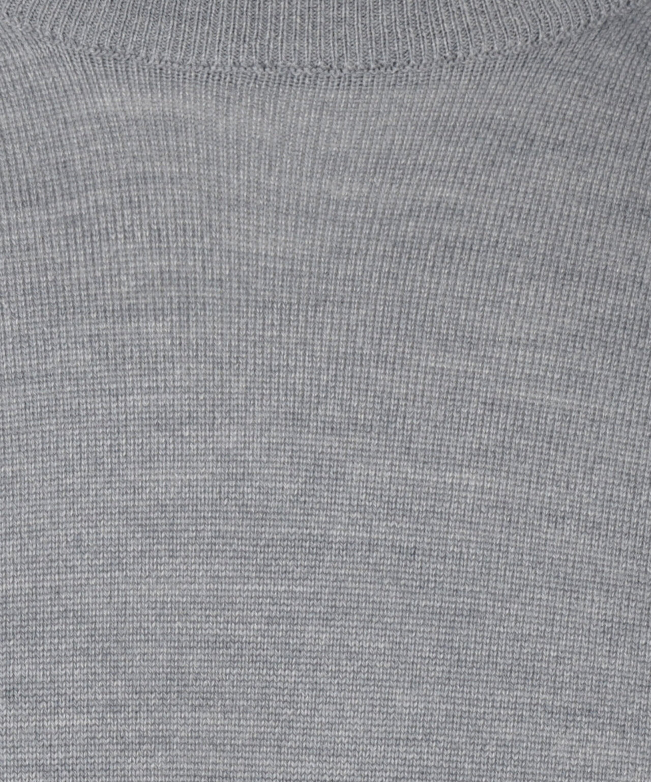 Merinowollpullover mit Rundhalsausschnitt | Mittelgrau