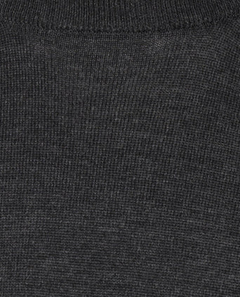 Pullover Merino wol ronde hals | Charcoal