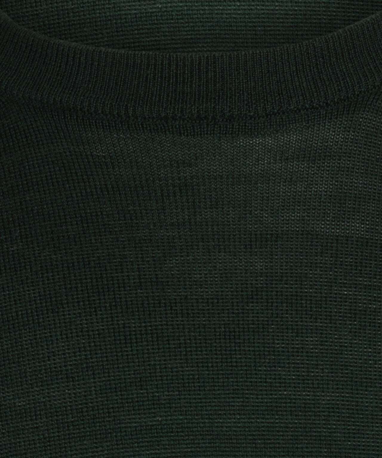 Merinowollpullover mit Rundhalsausschnitt | Grün