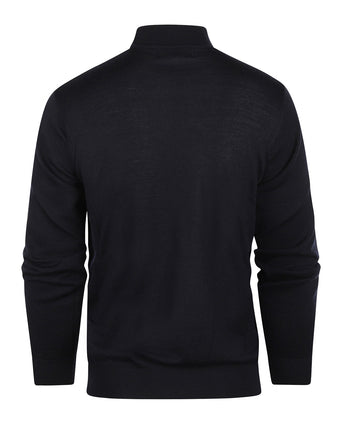 Turtle trui Merino wol | Navy