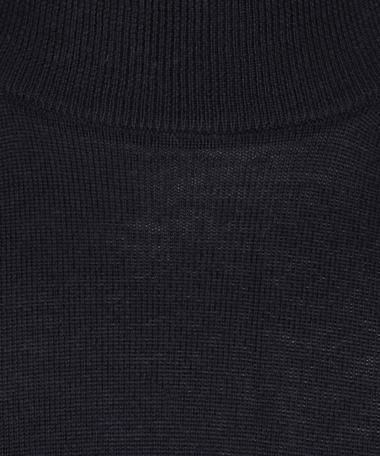 Schildkrötenpullover aus Merinowolle | Marineblau