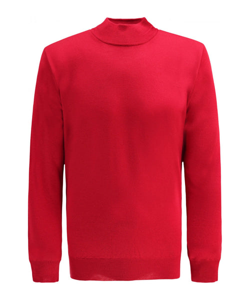 Turtle trui Merino wol | Rood