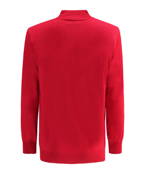 Turtle trui Merino wol | Rood