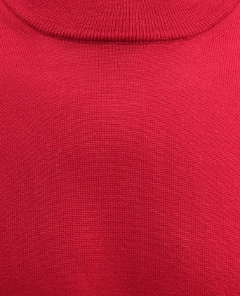 Turtle trui Merino wol | Rood