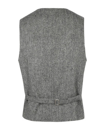 Harris Tweed Gilet | Grijs