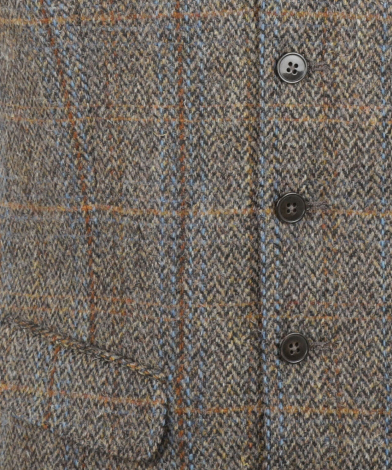 Harris Tweed Gilet | Green