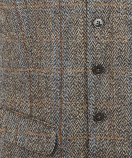 Harris Tweed Gilet | Groen