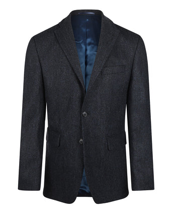 Tweed-Blazer | Blau