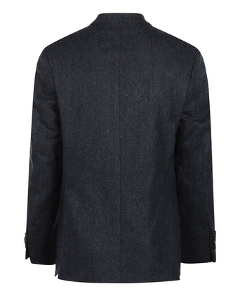 Tweed-Blazer | Blau