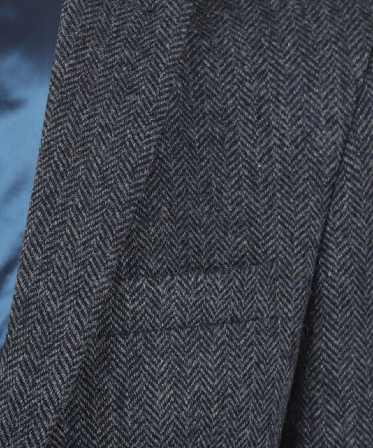 Tweed Blazer | Blue