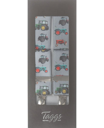 Elastische bretels met clips | Zwart