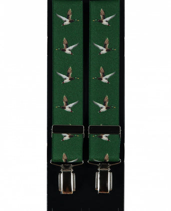 Elastische bretels met clips | Groen