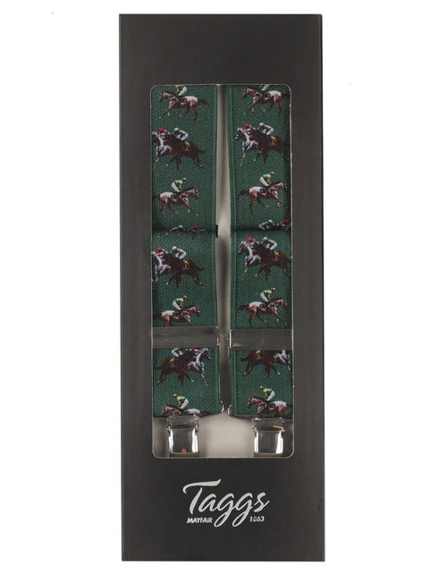 Elastische bretels met clips | Leger Groen