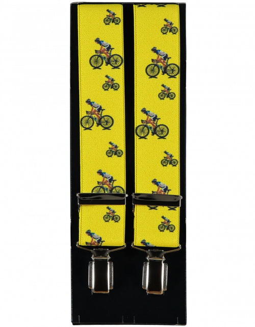 Elastische Hosenträger mit Clips | Gelb