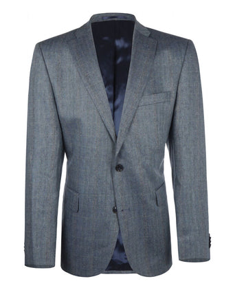Seidenblazer | Blau