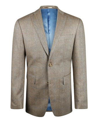 Seidenblazer | Braun