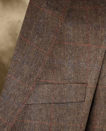 Seidenblazer | Braun