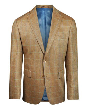 Seidenblazer | Braun