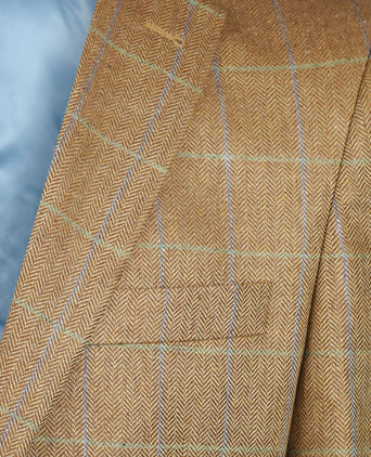 Seidenblazer | Braun