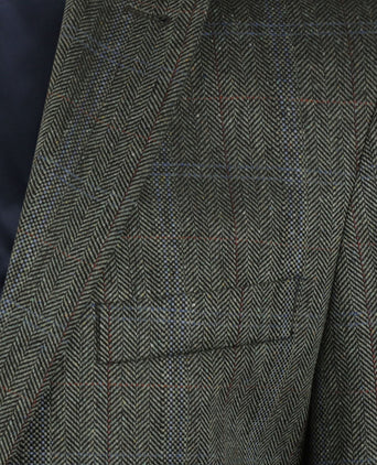 Seidenblazer | Grün