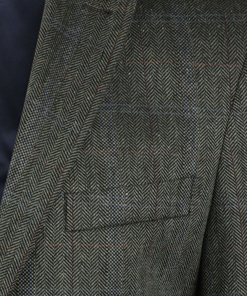 Seidenblazer | Grün