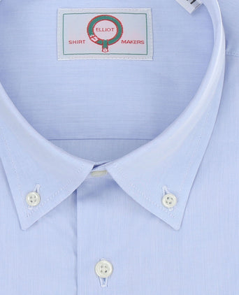 Elliot Hemd, langärmlig, mit Knopfleiste | Blau