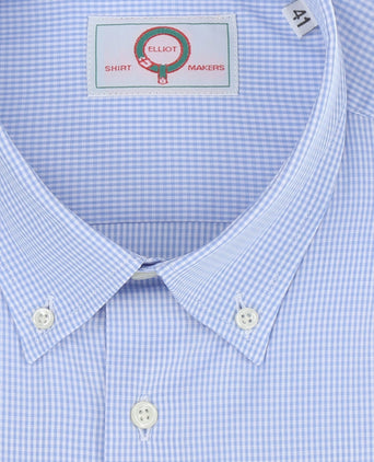 Elliot Shirt Button Down Lange Mouw | Blauw