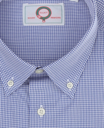 Elliot Hemd, langärmlig, mit Knopfleiste | Blau