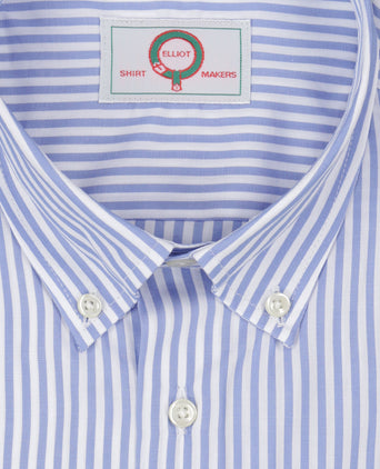 Elliot Hemd, langärmlig, mit Knopfleiste | Blau