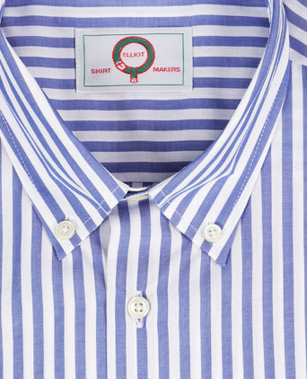 Elliot Hemd, langärmlig, mit Knopfleiste | Blau