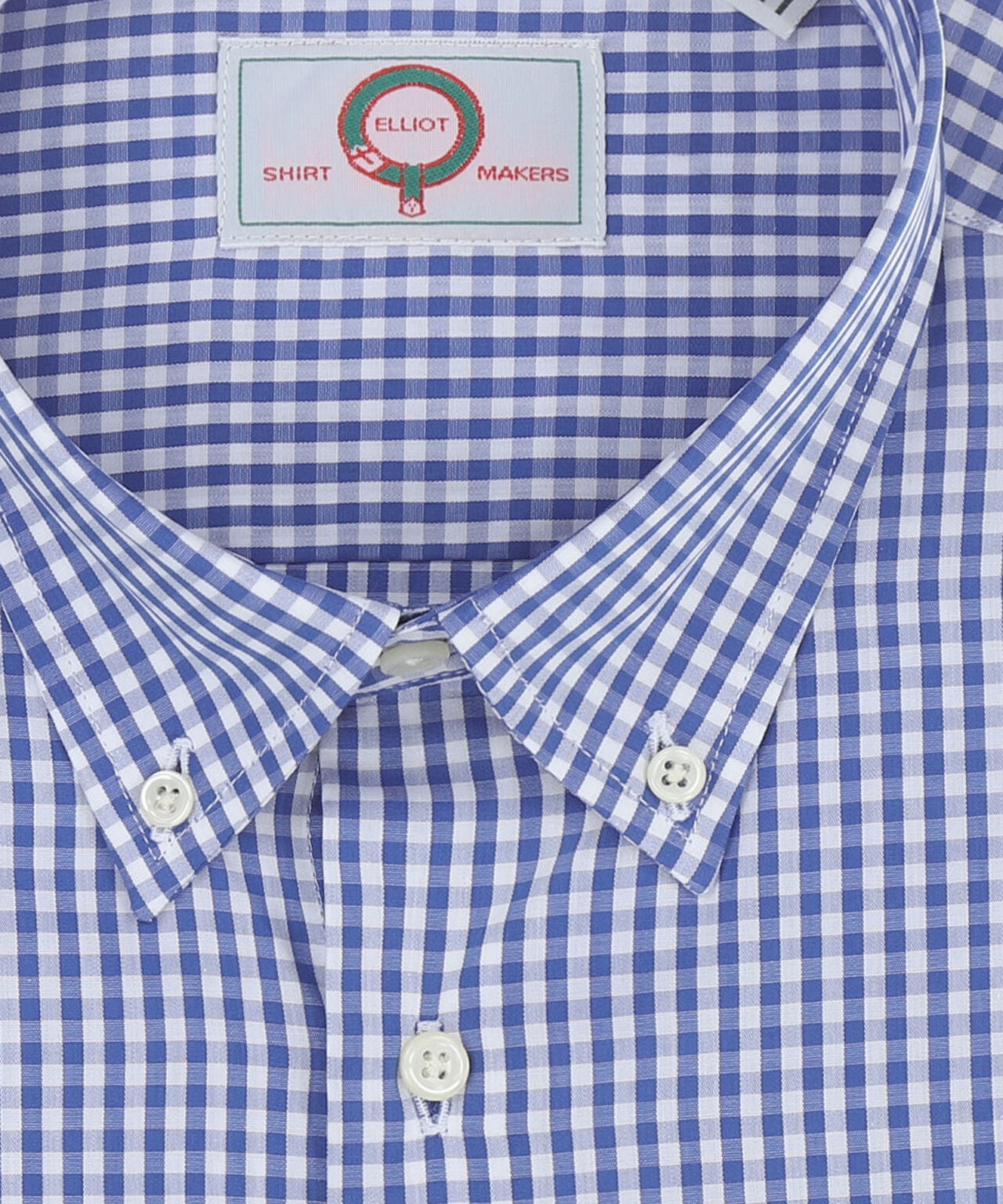 Shirt Button Down | Blauw Ruit