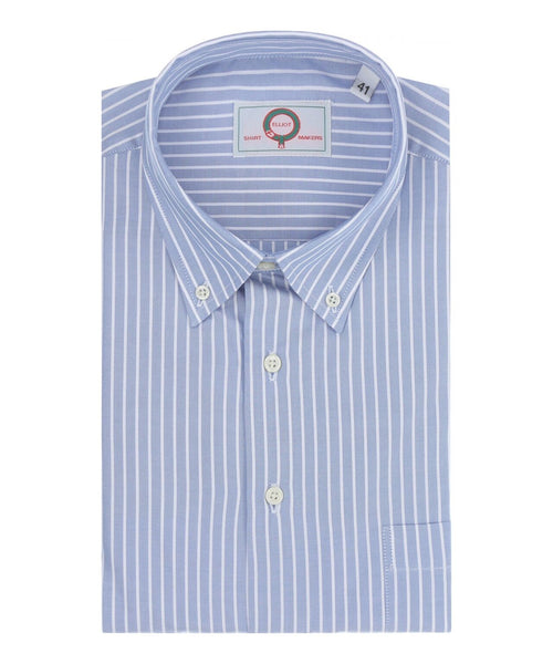 Elliot Shirt Button Down Lange Mouw | Blauw