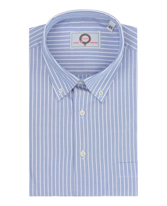 Elliot Hemd, langärmlig, mit Knopfleiste | Blau