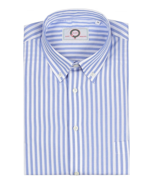 Elliot Shirt Button Down Lange Mouw | Blauw