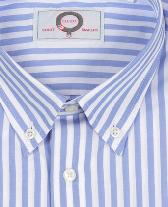 Elliot Hemd, langärmlig, mit Knopfleiste | Blau