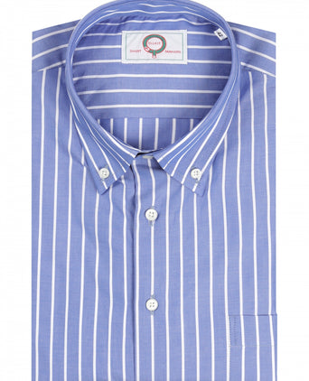 Elliot Hemd, langärmlig, mit Knopfleiste | Blau