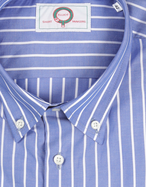 Elliot Shirt Button Down Lange Mouw | Blauw