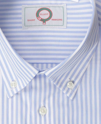 Elliot Hemd, langärmlig, mit Knopfleiste | Blau