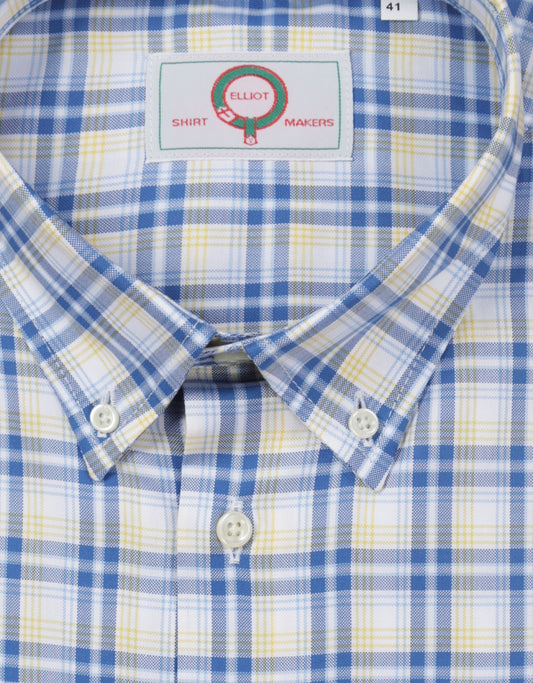 Klassisches Button-Down-Hemd | Blau