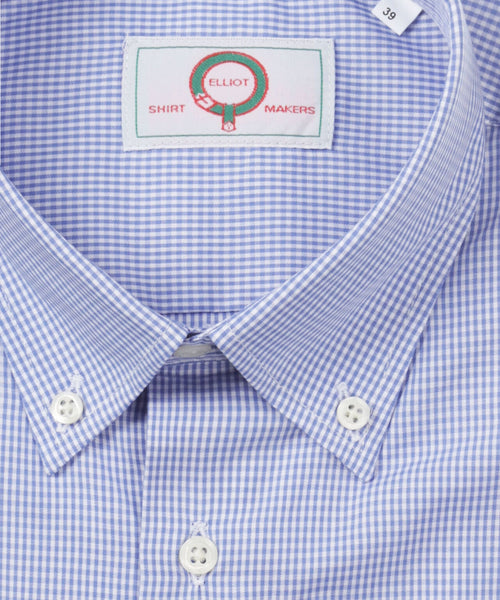 Elliot Shirt Button Down Lange Mouw | Blauw