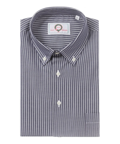 Elliot Hemd, langärmlig, mit Knopfleiste | Blau